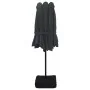 Sombrilla doble negro 449x245 cm de vidaXL, Sombrillas - Ref: Foro24-362951, Precio: 166,21 €, Descuento: %