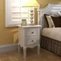 Mesitas de noche con 2 cajones 2 unidades MDF blanca de vidaXL, Mesitas de noche - Ref: Foro24-60638, Precio: 176,10 €, Descu...