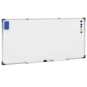 Pizarra magnética acero blanco 110x60 cm de vidaXL, Pizarras blancas - Ref: Foro24-150737, Precio: 74,54 €, Descuento: %