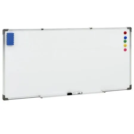 Pizarra magnética acero blanco 110x60 cm de vidaXL, Pizarras blancas - Ref: Foro24-150737, Precio: 74,54 €, Descuento: %