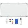 Pizarra magnética acero blanco 110x60 cm de vidaXL, Pizarras blancas - Ref: Foro24-150737, Precio: 74,54 €, Descuento: %