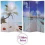 Biombo divisor plegable 120x170 cm playa de vidaXL, Divisores de ambientes - Ref: Foro24-240474, Precio: 83,62 €, Descuento: %