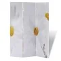 Biombo divisor plegable flores 120x170 cm de vidaXL, Divisores de ambientes - Ref: Foro24-240475, Precio: 107,47 €, Descuento: %