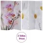 Biombo divisor plegable flores 120x170 cm de vidaXL, Divisores de ambientes - Ref: Foro24-240475, Precio: 107,47 €, Descuento: %