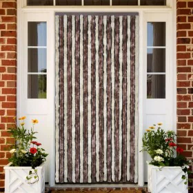 Cortina mosquitera beige y marrón claro 100x220 cm chenilla de vidaXL, Mosquiteras para ventanas - Ref: Foro24-240572, Precio...