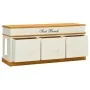 Shoe rack furniture storage entryway bench by vidaXL, Benches for halls and storage - Ref: Foro24-240803, Price: 127,27 €, Di...