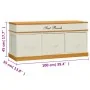 Shoe rack furniture storage entryway bench by vidaXL, Benches for halls and storage - Ref: Foro24-240803, Price: 127,27 €, Di...
