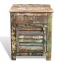 Side table with 1 drawer and 1 recycled wood door by vidaXL, Nightstands - Ref: Foro24-240950, Price: 193,66 €, Discount: %