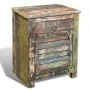 Side table with 1 drawer and 1 recycled wood door by vidaXL, Nightstands - Ref: Foro24-240950, Price: 193,66 €, Discount: %