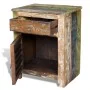 Side table with 1 drawer and 1 recycled wood door by vidaXL, Nightstands - Ref: Foro24-240950, Price: 193,66 €, Discount: %