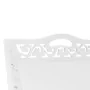 Beistelltisch mit weißem Tablett von vidaXL, Seitentische - Ref: Foro24-241148, Preis: 75,32 €, Rabatt: %