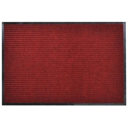 Alfombra de entrada de PVC roja, 120 x 180 cm de vidaXL, Felpudos - Ref: Foro24-241272, Precio: 46,61 €, Descuento: %