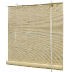 Persianas enrollables de bambú natural 80x160 cm de vidaXL, Persianas y estores - Ref: Foro24-241320, Precio: 19,95 €, Descue...