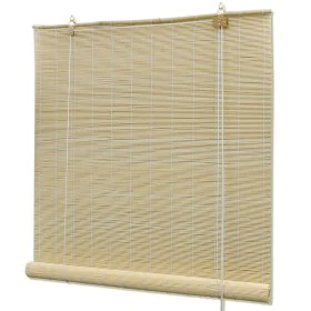 Persianas enrollables de bambú natural 100x160 cm de vidaXL, Persianas y estores - Ref: Foro24-241321, Precio: 23,58 €, Descu...