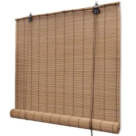 Persianas enrollables de bambú marrón 80x160 cm de vidaXL, Persianas y estores - Ref: Foro24-241326, Precio: 24,76 €, Descuen...