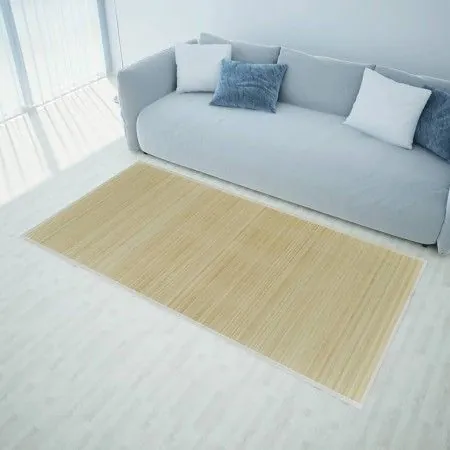 Alfombra rectangular de bambú natural 80 x 200 cm de vidaXL, Alfombras - Ref: Foro24-241332, Precio: 27,09 €, Descuento: %