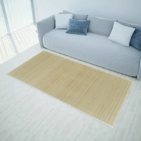 Alfombra rectangular de bambú natural 150 x 200 cm de vidaXL, Alfombras - Ref: Foro24-241335, Precio: 38,10 €, Descuento: %
