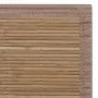 Alfombra rectangular de bambú marrón 80 x 200 cm de vidaXL, Alfombras - Ref: Foro24-241337, Precio: 32,29 €, Descuento: %
