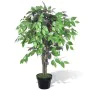 Künstliche Ficusbaumpflanze mit Topf 90 cm von vidaXL, Künstliche Flora - Ref: Foro24-241359, Preis: 45,62 €, Rabatt: %