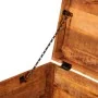 Cofre de almacenamiento cúbico de madera de mango rugosa de vidaXL, Baúles de almacenamiento - Ref: Foro24-241636, Precio: 14...