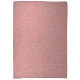 Alfombra de exterior de tejido plano rojo 140x200 cm de vidaXL, Alfombras - Ref: Foro24-340825, Precio: 64,32 €, Descuento: %