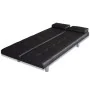 Sofá cama con dos cojines cuero artificial ajustable negro de vidaXL, Sofás - Ref: Foro24-241722, Precio: 333,61 €, Descuento: %