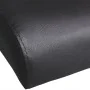Sofá cama con dos cojines cuero artificial ajustable negro de vidaXL, Sofás - Ref: Foro24-241722, Precio: 333,61 €, Descuento: %