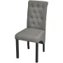 Sillas de comedor 2 unidades tela gris claro de vidaXL, Sillas de comedor - Ref: Foro24-242222, Precio: 176,78 €, Descuento: %