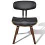 Sillas de comedor 2 unidades madera curvada y cuero sintético de vidaXL, Sillas de comedor - Ref: Foro24-241054, Precio: 319,...