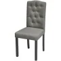 Drehbare Esszimmerstühle 4 Einheiten aus grauem Stoff von vidaXL, Essstühle - Ref: Foro24-242224, Preis: 242,93 €, Rabatt: %