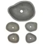 Lavabo ovalado piedra de río (37-46)x(29-36) cm de vidaXL, Lavabos - Ref: Foro24-242667, Precio: 89,09 €, Descuento: %