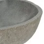 Lavabo ovalado piedra de río (37-46)x(29-36) cm de vidaXL, Lavabos - Ref: Foro24-242667, Precio: 89,09 €, Descuento: %