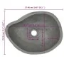 Lavabo ovalado piedra de río (37-46)x(29-36) cm de vidaXL, Lavabos - Ref: Foro24-242667, Precio: 89,09 €, Descuento: %