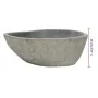 Lavabo ovalado piedra de río (37-46)x(29-36) cm de vidaXL, Lavabos - Ref: Foro24-242667, Precio: 89,09 €, Descuento: %