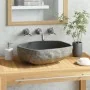 Oval river stone washbasin 45-53 cm by vidaXL, Sinks - Ref: Foro24-242668, Price: 129,35 €, Discount: %