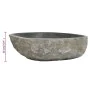 Ovales Flusssteinwaschbecken 45-53 cm von vidaXL, Sinkt - Ref: Foro24-242668, Preis: 129,35 €, Rabatt: %