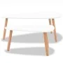 Mesas de centro 2 unidades madera maciza de pino blanco de vidaXL, Mesas de centro - Ref: Foro24-244731, Precio: 99,17 €, Des...
