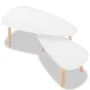 Mesas de centro 2 unidades madera maciza de pino blanco de vidaXL, Mesas de centro - Ref: Foro24-244731, Precio: 99,17 €, Des...