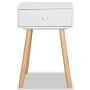 Nachttische 2 Stück aus massivem weißem Kiefernholz 40x30x61 cm von vidaXL, Nachttische - Ref: Foro24-244740, Preis: 88,68 €,...