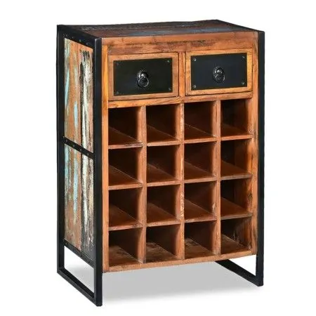 Wine rack for 16 bottles solid recycled wood by vidaXL, Wine racks - Ref: Foro24-244831, Price: 228,88 €, Discount: %