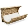 Cama para gato con cojín de jacinto de agua 35x18x18 cm de vidaXL, Camas para gatos - Ref: Foro24-245496, Precio: 38,07 €, De...