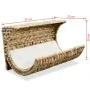Cama para gato con cojín de jacinto de agua 35x18x18 cm de vidaXL, Camas para gatos - Ref: Foro24-245496, Precio: 38,07 €, De...
