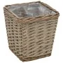 Arriate de mimbre con forro de PE 3 unidades de vidaXL, Maceteros y jardineras - Ref: Foro24-246833, Precio: 44,10 €, Descuen...