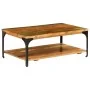 Mesa de centro con estante madera maciza reciclada 100x60x35 cm de vidaXL, Mesas de centro - Ref: Foro24-247324, Precio: 109,...