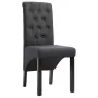 Sillas de comedor 2 unidades tela gris oscura de vidaXL, Sillas de comedor - Ref: Foro24-248986, Precio: 196,19 €, Descuento: %