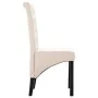 Sillas de comedor 2 unidades tela color crema de vidaXL, Sillas de comedor - Ref: Foro24-248987, Precio: 192,04 €, Descuento: %