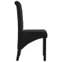 Sillas de comedor 2 unidades de tela negra de vidaXL, Sillas de comedor - Ref: Foro24-248991, Precio: 178,80 €, Descuento: %