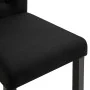 Sillas de comedor 2 unidades de tela negra de vidaXL, Sillas de comedor - Ref: Foro24-248991, Precio: 178,80 €, Descuento: %