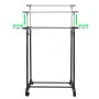 Perchero ajustable para ropa 2 barras 2 unidades de vidaXL, Organizadores de vestidores y perchas de barra - Ref: Foro24-2701...