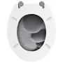 Asientos de inodoro con tapas 2 uds MDF piedras de vidaXL, Asientos de inodoros y bidés - Ref: Foro24-275910, Precio: 80,14 €...